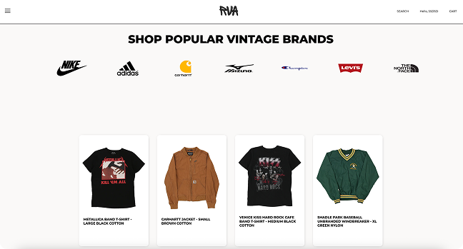 Brands & featured items